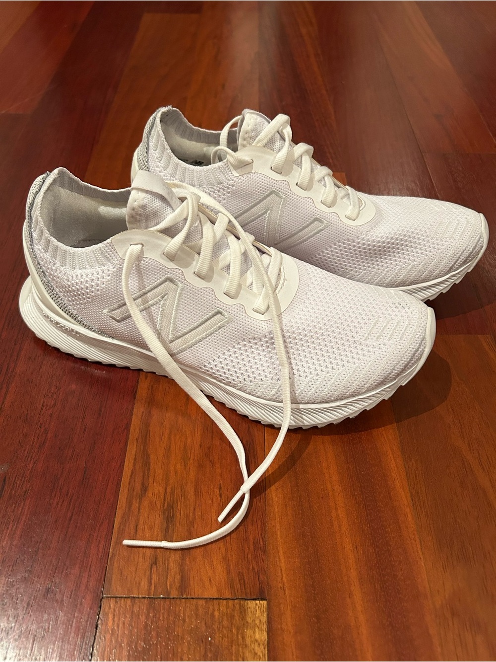 New Balance White Running Shoes